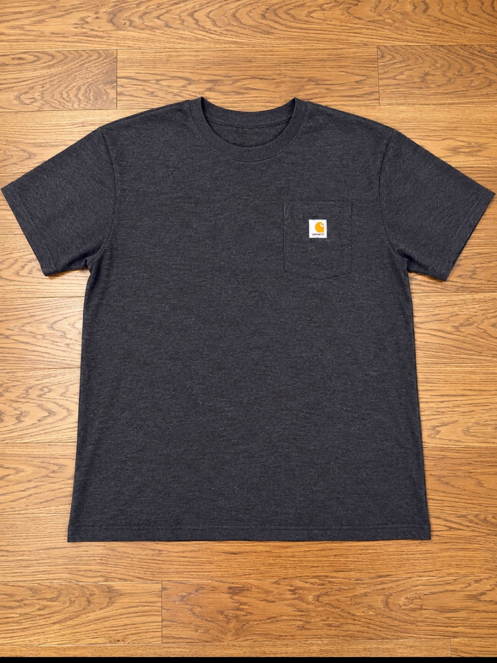 Carhartt Charcoal Heather Short-Sleeve Pocket Tee